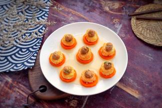 要吃的时候整个吃下去才更好吃哦