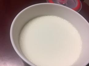 晚上回来就已经成固体了，放冰箱第二天吃