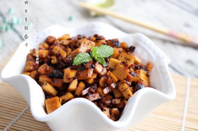 肉末豆豉香干