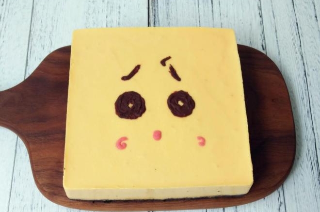 芒果卡通慕斯蛋糕