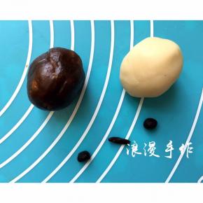 牛奶桃山皮，巧克力桃山皮