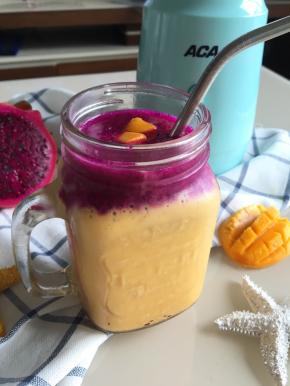 芒果切小丁装饰一下