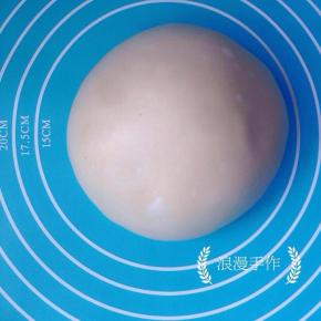 油皮的所有材料混合均匀，揉至扩展阶段，放入保鲜袋松弛一小时。