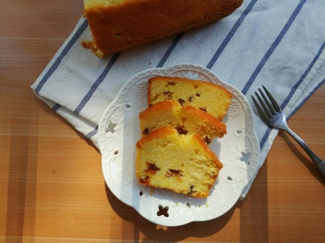 南瓜红枣粒磅蛋糕~法焙客玻璃磅蛋糕模