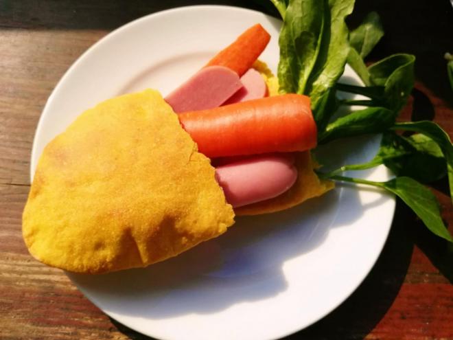 胡萝卜口袋面包