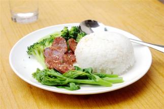 好快速的一顿午饭就做好了。