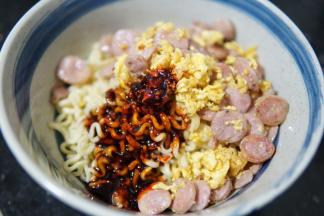 放入火鸡面的料包