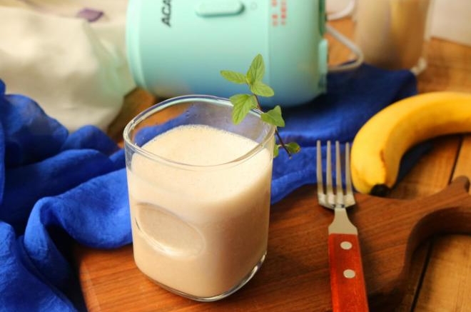 蜂蜜香蕉牛奶#ACA料理机试用#