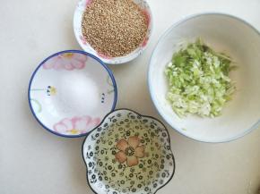 配料，葱花，熟芝麻，盐，玉米油
