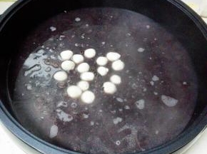 加入糯米小圆子