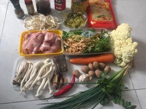 准备好材料