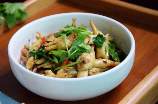 香辣豆豉拌蛏肉