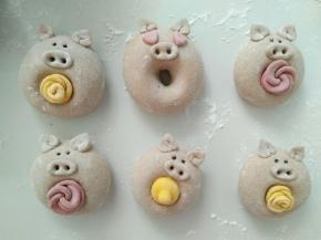 全部做好。冷水上锅蒸，开中小火。