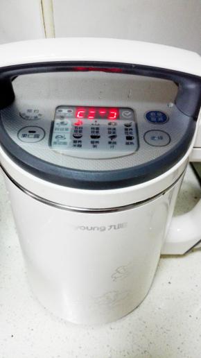 选择五谷豆浆键