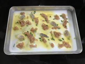 最后撒入葱花。