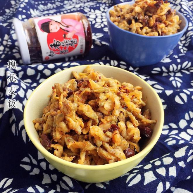 槐花麦饭