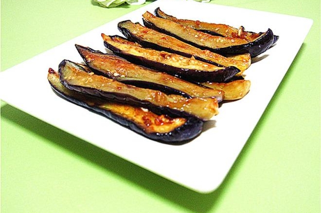 电饼铛版蒜香茄子