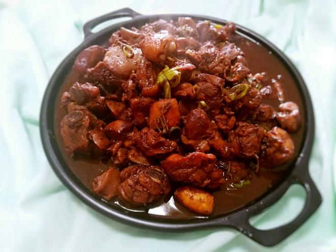 红烧鸡块儿鸡杂
