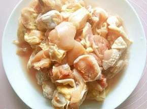 鸡腿切成小块儿
