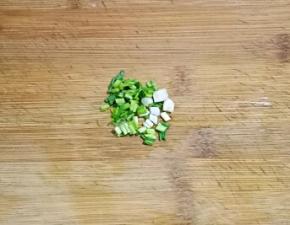 小葱切碎