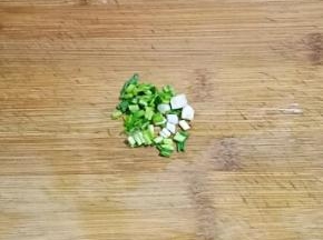 小葱切碎