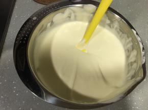 制作好的蛋糕糊。