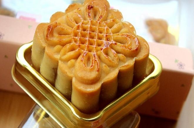 抹茶蛋黄月饼