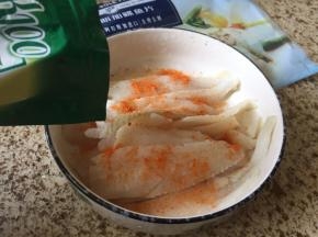 加入Cook 100 烤肉料，搅拌；