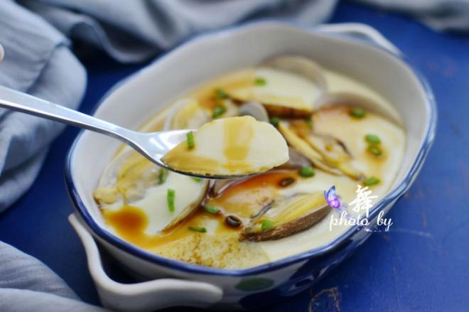 芙蓉蛤蜊蒸蛋-水嫩蛋有窍门