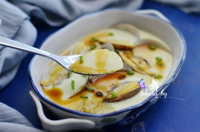 芙蓉蛤蜊蒸蛋-水嫩蛋有窍门