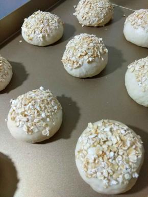 面团麦面裏上燕麦