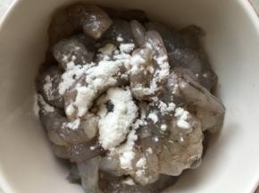 虾仁加淀粉