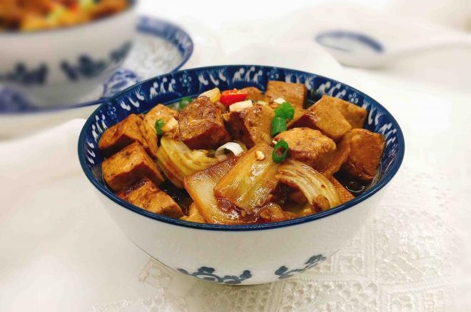 白菜烧豆腐
