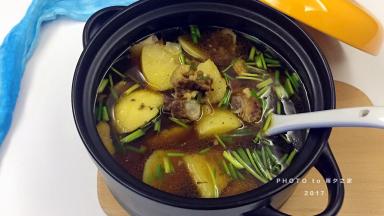 程序结束，加入葱，就可以了；