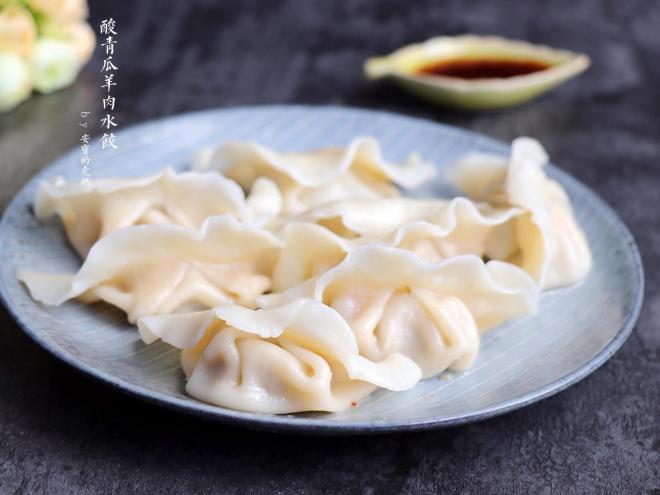 酸青瓜羊肉水饺