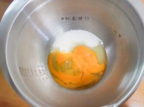 全蛋6个一次性加入白砂糖