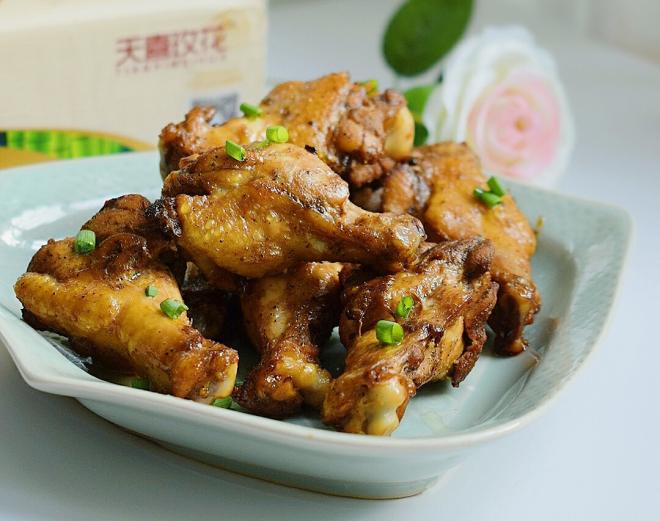 蜜汁黑椒烤翅根