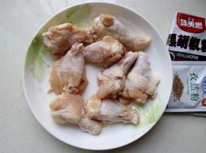 准备好食材，洗净。