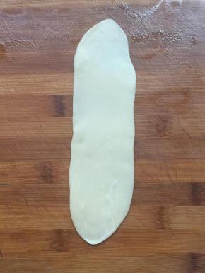 再次按扁擀长条装