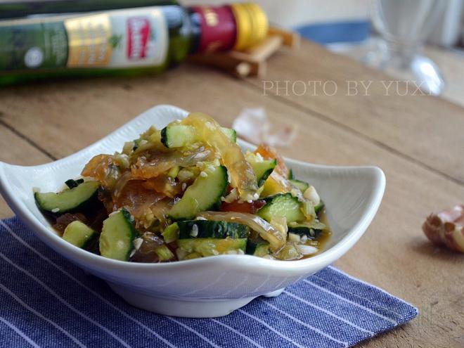 凉拌海蜇黄瓜