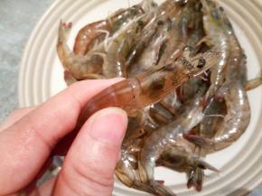 剪去虾枪，虾须