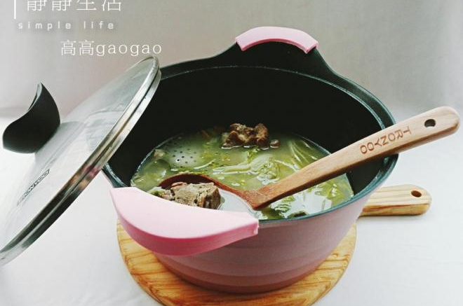 小白菜排骨汤