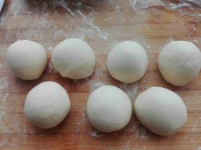 最大面团均等分成七个