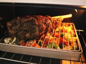 再次送入烤箱，烤30分钟。