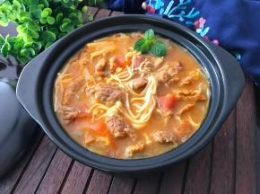 营养丰富的蕃茄牛肉。