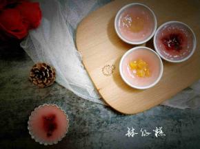 可以加入其他口味的果味粉，做出不同颜色口感的钵仔糕。