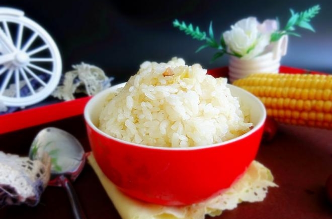 枣香玉米汁焖饭
