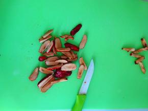 大红枣切下枣肉