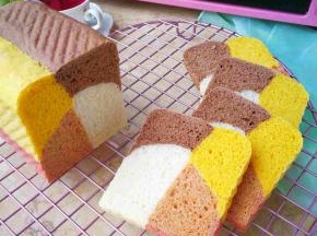 彩色吐司，看着心情也会很好。