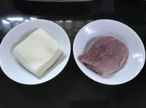 准备好食材。